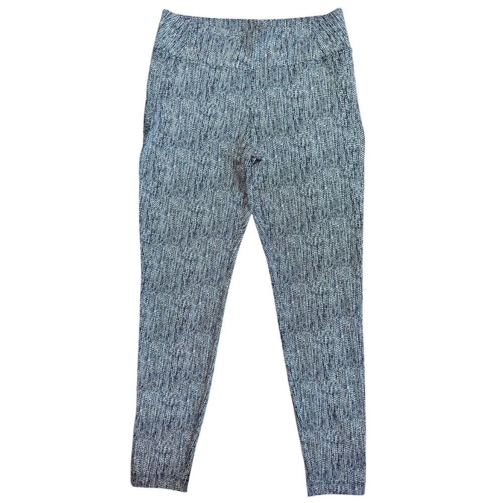 Athleta Delancey Skyline Textured Tight Legging GRay Herringbone Sculptek Sz: M
